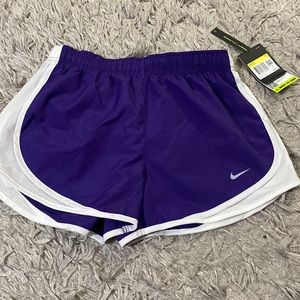 Nike running shorts.